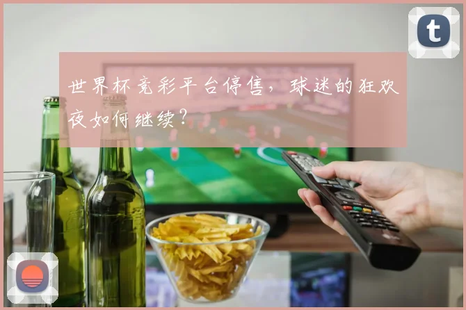 世界杯竞彩平台停售,球迷的狂欢夜如何继续?